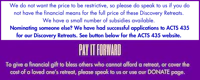 a flyer for a fundraiser for a charity