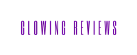 glowing reviews logo on a black background